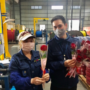 董事長(zhǎng)的心意女神們收到啦——祝三八節(jié)快樂！