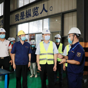 南寧市委常委、常務(wù)副市長(zhǎng)陳竑率隊(duì)到我司考察指導(dǎo)